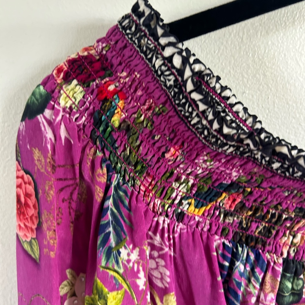Camilla Pink Floral Mini Dress - Picture 4 of 13